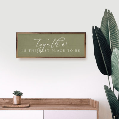 «Together The Best Place To Be Green»