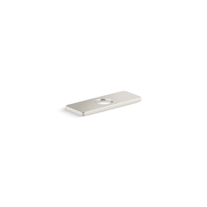 Parallel Escutcheon Plate, Polished Nickel