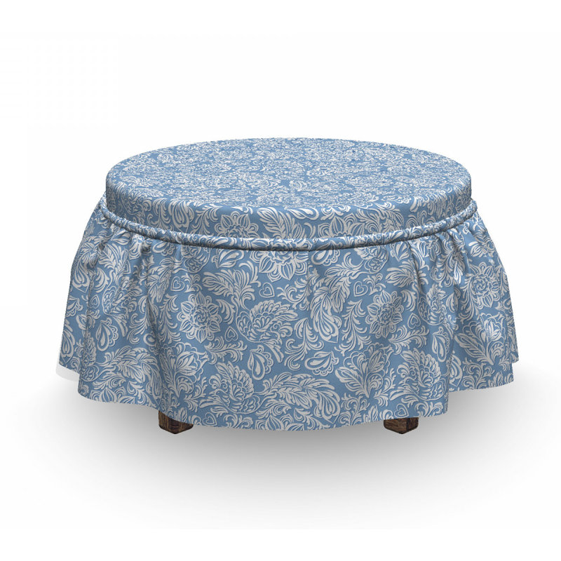 Housse pour repose-pieds classique rococo baroque