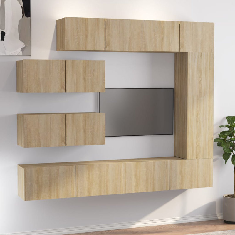 Begum Unfinished Entertainment Centre for TVs up to 32", Sonoma oak