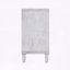 Armoire d'appoint avec finition blanche délavée chic
