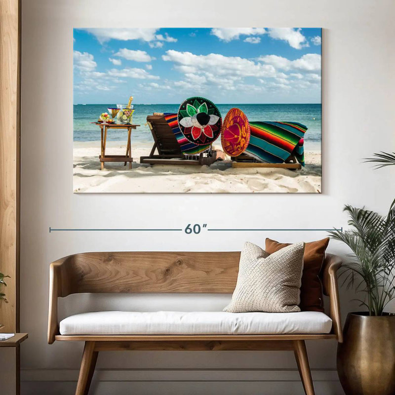 Plage Gillard, Mexique, H 34 po x l 51 po