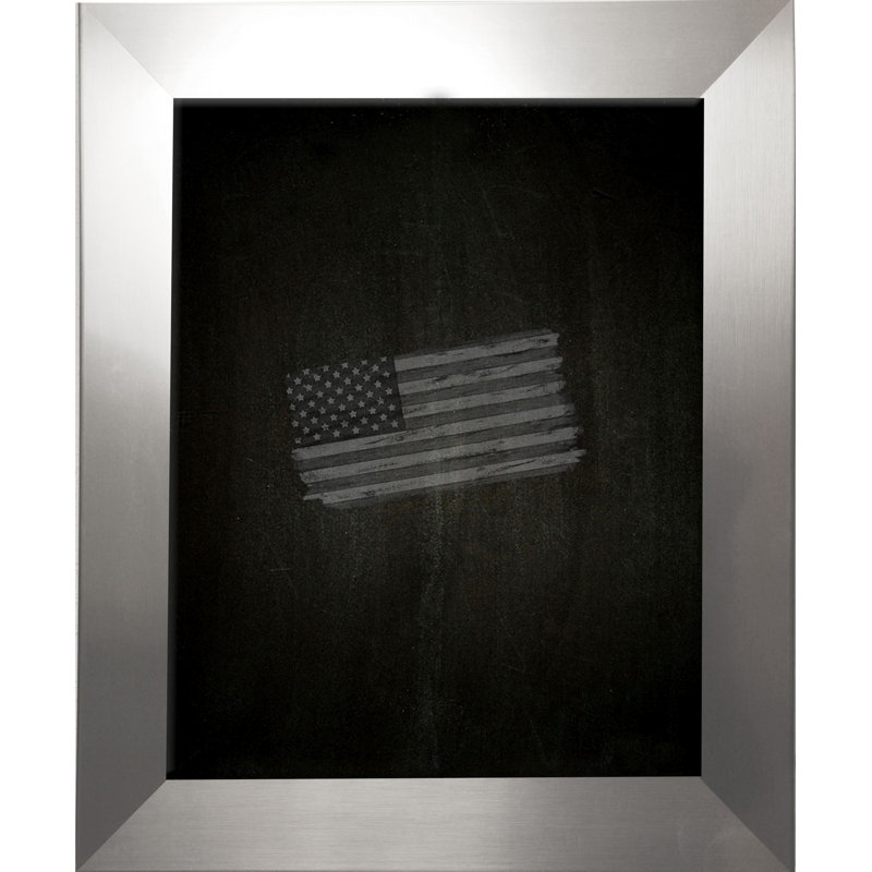 Tableau noir argenté, 90 po x 24 po
