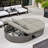 Yvoire 78.7 " W Curved Wicker Patio Daybed with Cushions-111698502