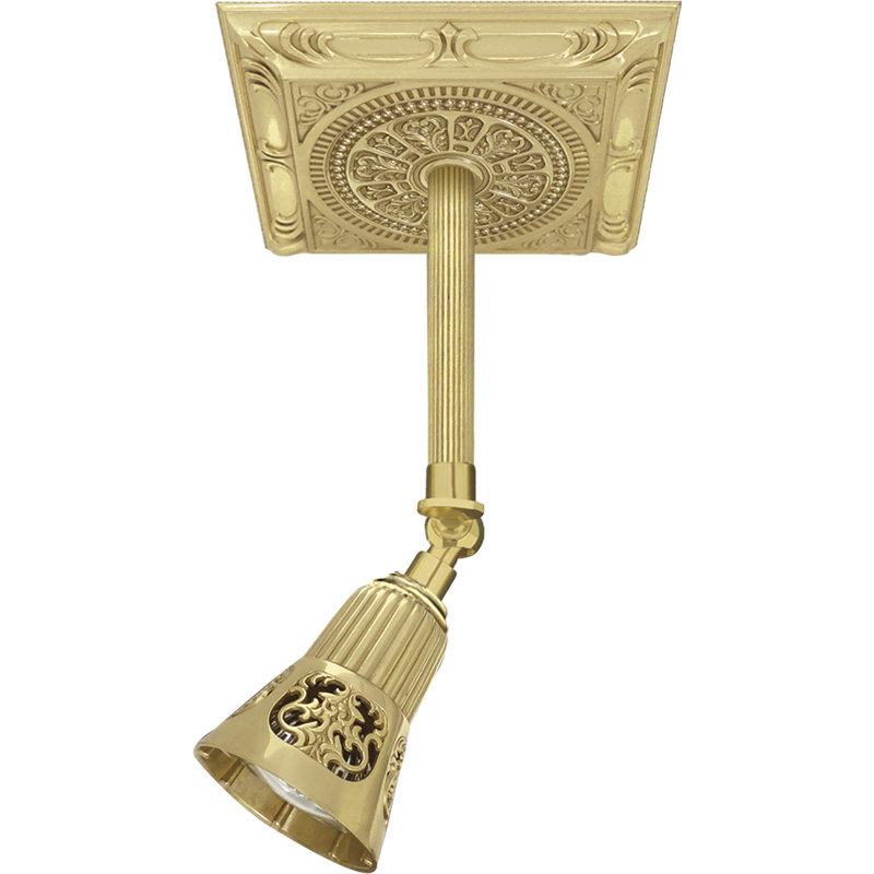 Fluellen Semi Flush Mount, Bright Gold