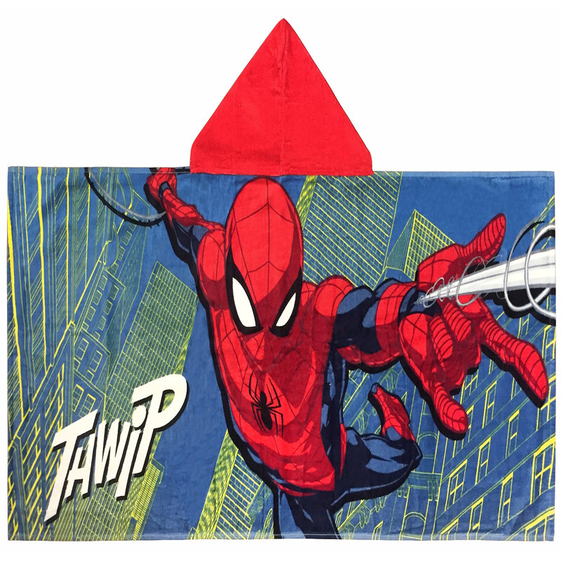 Serviette de coton 100% spiderman thwip