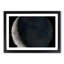 Crescent Moon Shadow in Abstract - Picture Frame Graphic Art Print-55682878-55682877