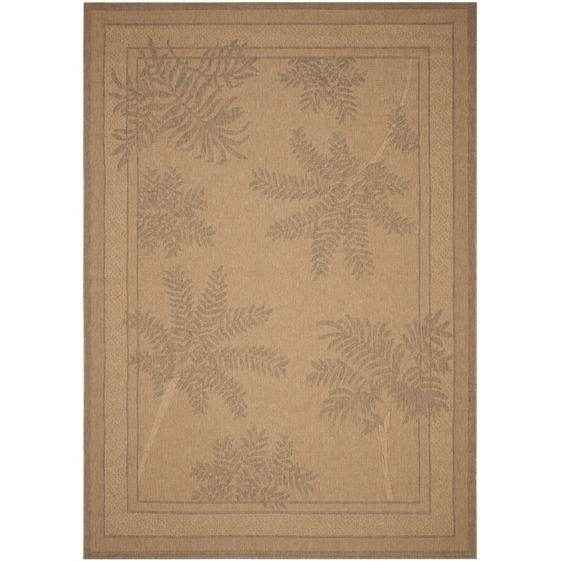 Lueck Performance Floral Indoor/Outdoor Area Rug, Rectangle 9' x 12'