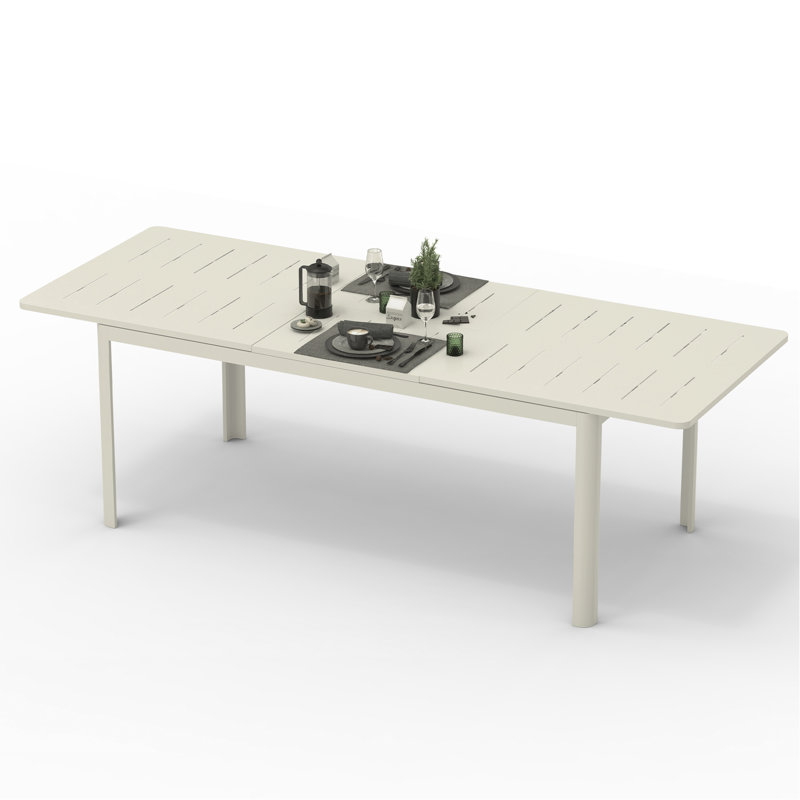 Table de salle à manger Malakeh, Blanc
