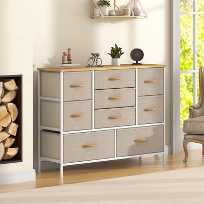 100 cm W Chest of 9 Drawers