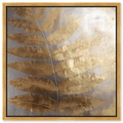 Golden Canopy (II) Canvas Elegant Nature Art by Art Remedy
