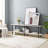 Celine 71" Contemporary Modern Console Table with 2 Shelves in White-1707427059