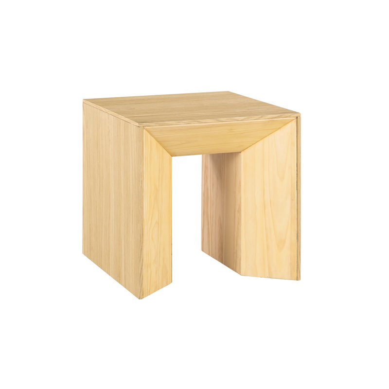 La console au fini chêne naturel et le plateau de table polyvalent et épaissi rehaussent la disposition de la pièce avec la structure assemblée - pièce élégante et pratique