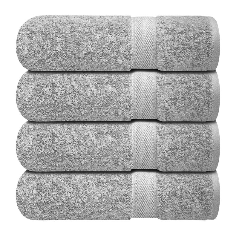 100% Cotton Bath Towel, Grey