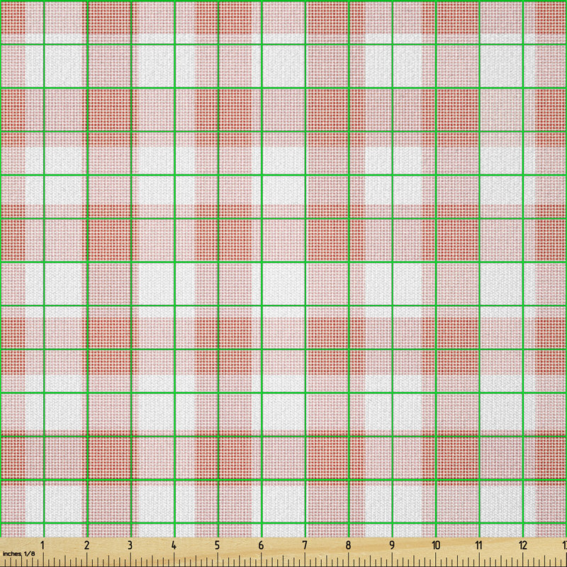 Tissu à carreaux Ambesonne par The Yard, l 36 po x L 360 po