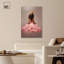 Princesse en toile rose, portrait ébène par Art Remedy-107450703-107450687