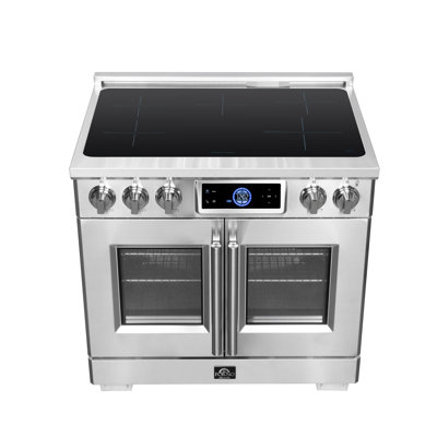 Cuisinière à induction Maximus 36 po, acier inoxydable