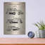 Art mural en métal «Luxury automobile Blueprint Parchment»-102866653