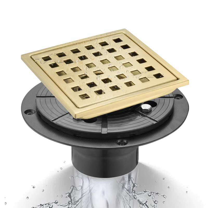 6'' W Tile-In, Brushed Gold