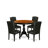 Alyscia Solid Wood Breakfast Nook Dining Set-334229850-334229853