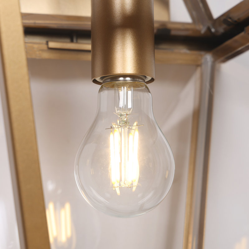 1- Light Dimmable Lantern Wall Lamp