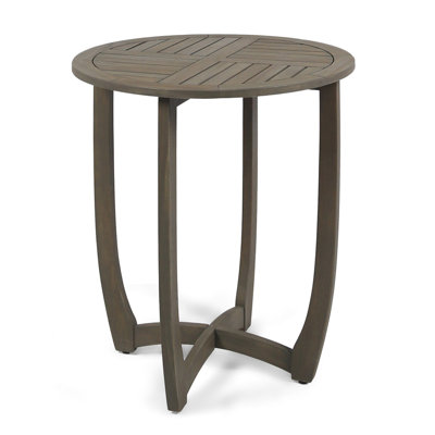 Table circulaire en bois de 27,5 po Hermosa