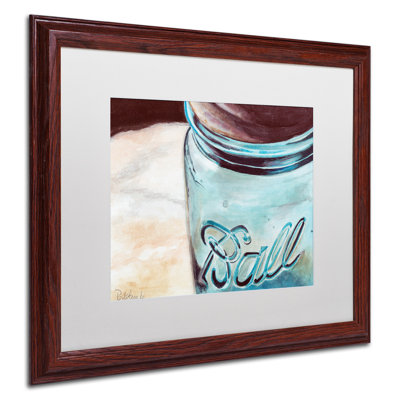 Ball Jar Framed Painting Print