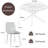 47in Round Dining Table Set-1044867248-1050758568-1050758571