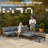 6 Person Outdoor Patio Sectional Sofa Set-651795052