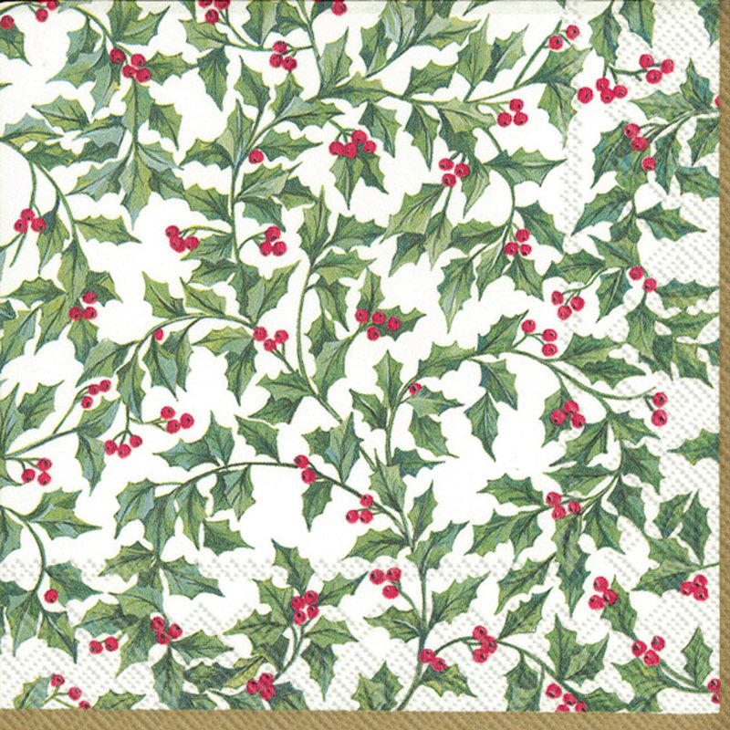 Vaisselle Holly Berries pour 20 invités