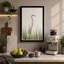 Heron Among Marsh Grasses Coastal - Wrapped Canvas-839218484-839218481