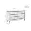 Bennet 6 Drawer 125Cm W Dresser