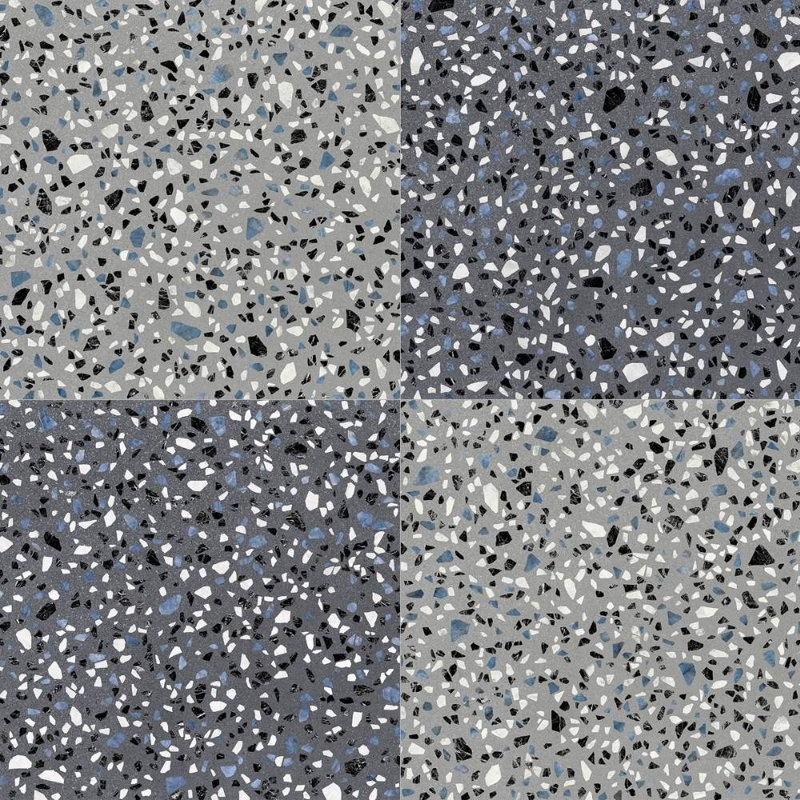 Terrazzo 2.0 Checkerboard 24" x 24" Matte Porcelain Floor and Wall Tile, Checkerboard #14