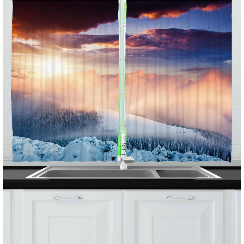Pointed Kitchen Curtain