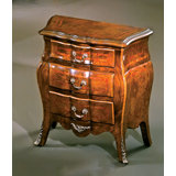 Bombay 3 - Drawer Nightstand in Brown