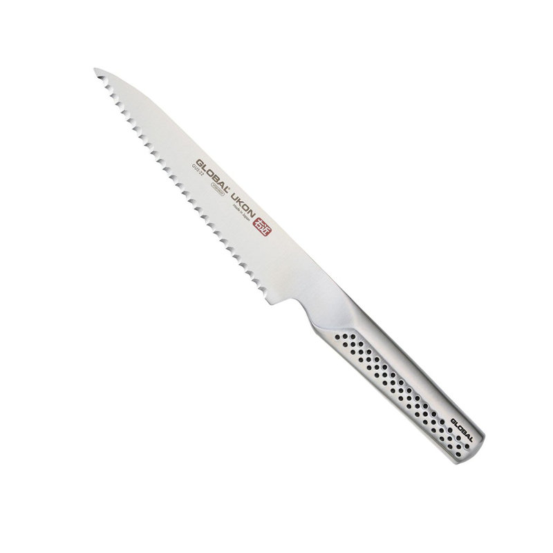 Global Knives Ukon 6" Serrated Utility Knife
