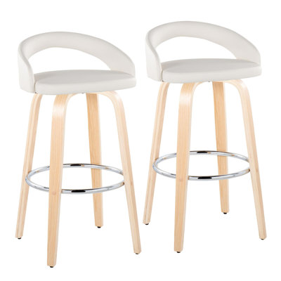 Tabouret de bar à hauteur fixe avec pivot