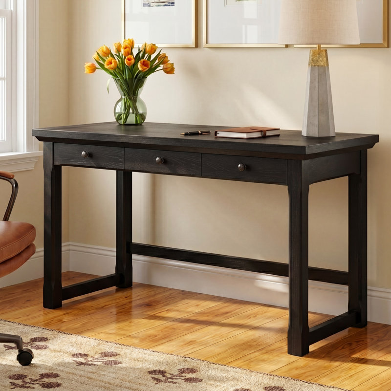 Mackenna Solid Wood Writing Desk