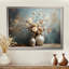 Floral, plante, bouquet, nature morte, vase, oasis, art mural pour salon-148218418-148218419