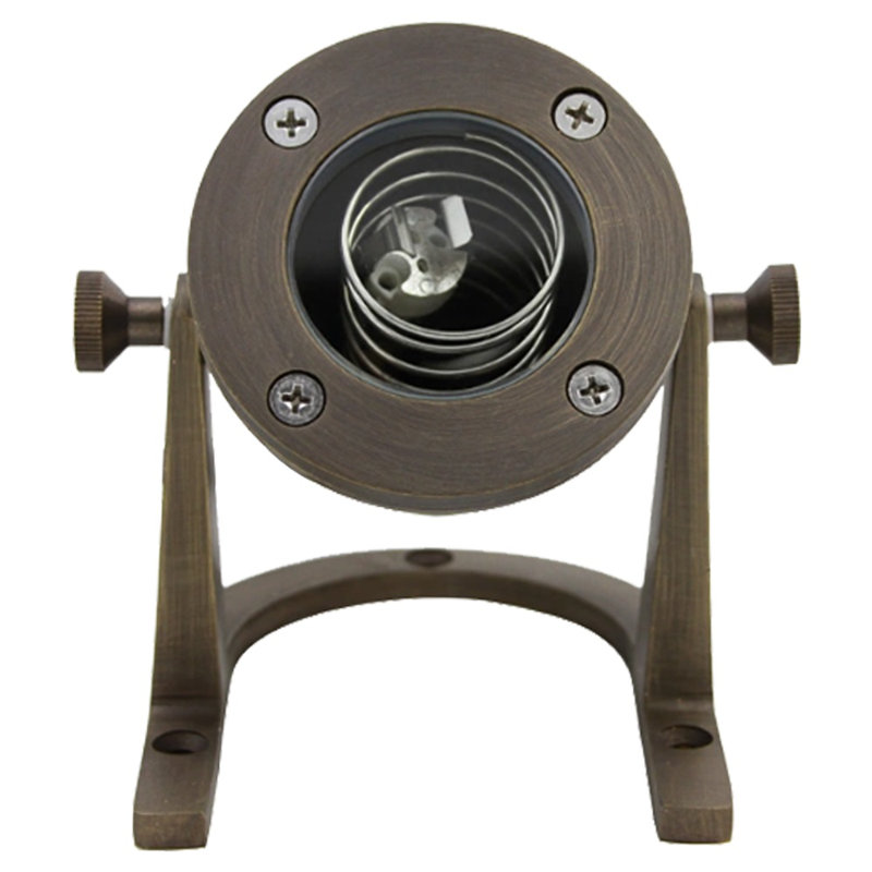 Heavy-Duty Brass Underwater LED Pond Light with Cool White Bulb