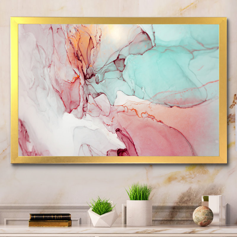 Reproduction encadrée sur toile Luxury Luxury, Toile encadrée dorée, H 12 po x l 20 po x P 1 po