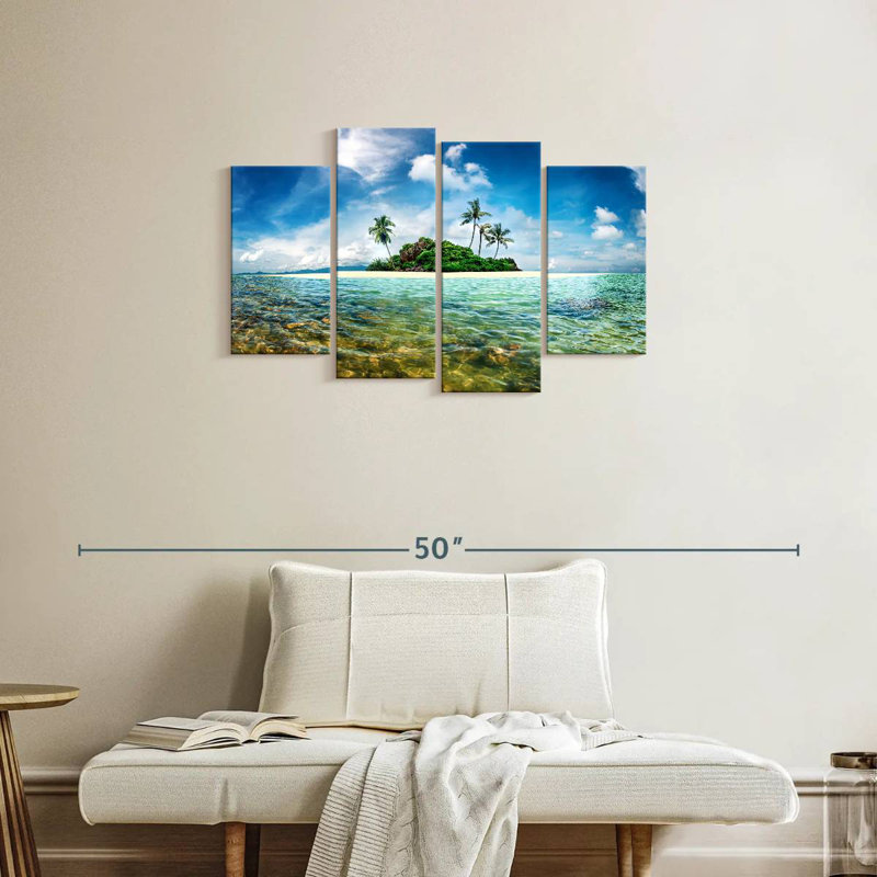 Gillard Exotic Paradise Island, H 22 po x l 36 po