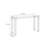 Transparent acrylic durable glass console table