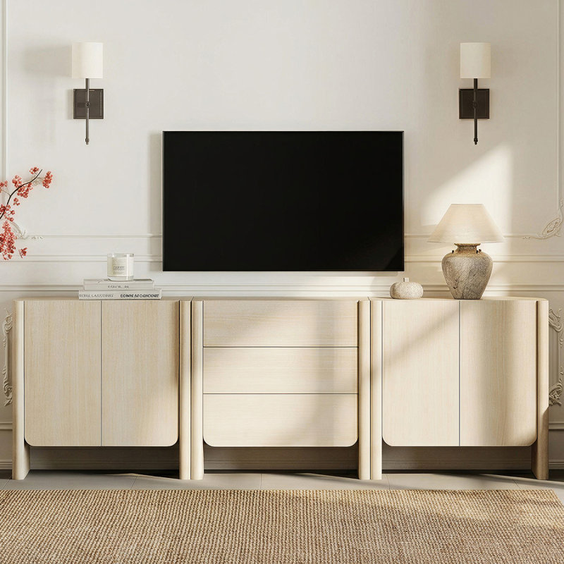 Meuble télé Glorian Modern French Modular, Beige
