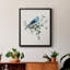 «Bluebird Happy I», toile encadrée de qualité supérieure - prête à être accrochée-1149801752-1149801753