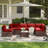 Dinyu Modular Patio Conversation Set with Cushions-1751912376-1752502777