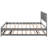Full Size Platform Bed With Adjustable Trundle In Gray Shade - Pine And Created Movable Excellent Wood-1263499315