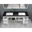 Ensemble de meuble-lavabo double mural 72 po Campy-1046861417-1046861418