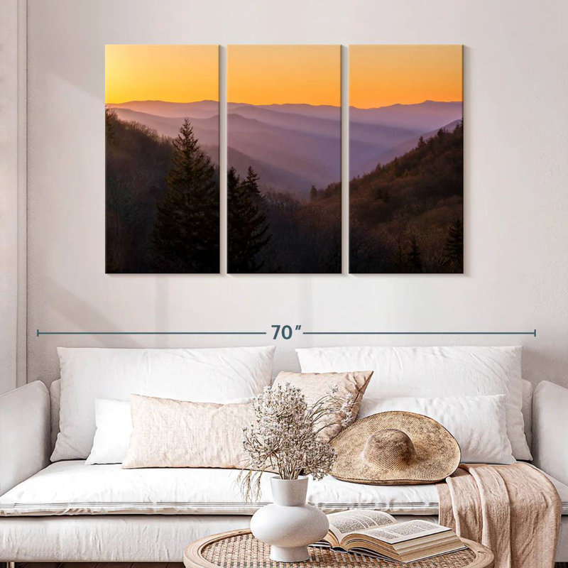Alvord Sunrise In The Smokies, H 32 po x l 50 po