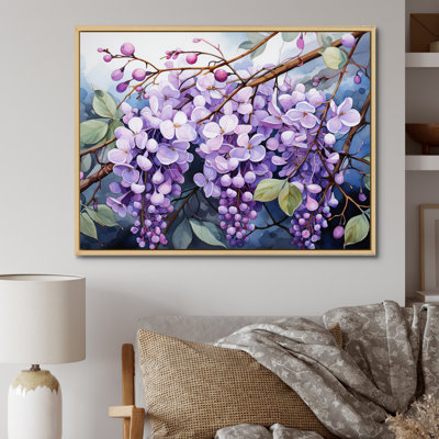 " Purple Morning Glory Graceful V "